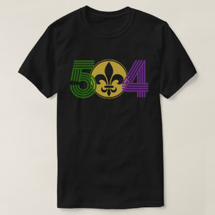 Mardi Gras 504 T-shirt
