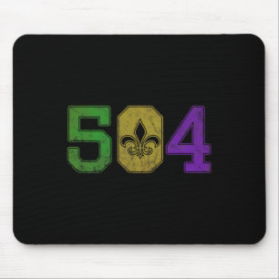 Mardi Gras 504 T Shirt Nola New Orleans Louisiana Muismat