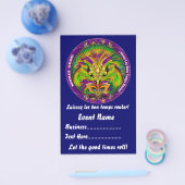 Mardi Gras 5,5" x 8,5"  Zie notities Flyer (Enkel)
