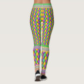 Mardi Gras 6a Diamonds Pop Mode Leggings (Achterkant)