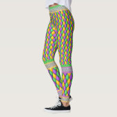 Mardi Gras 6a Diamonds Pop Mode Leggings (Links)