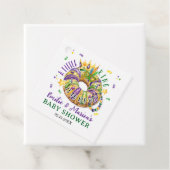 Mardi Gras A little King in on his way Bedankjes Labels (In situ)