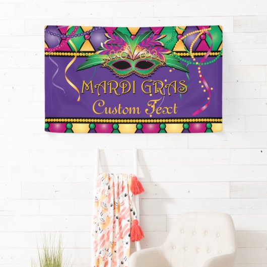 Mardi Gras, Aangepaste Partij Spandoek (Insitu)