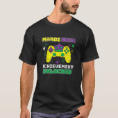 Mardi Gras Achievement Unlocked Videogame Control T-shirt (Voorkant)