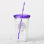 Mardi Gras Acryl Tumbler Drinkbeker (Achterkant)