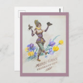  Mardi Gras Adverteren stuk Briefkaart (Voorkant / Achterkant)