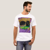 Mardi Gras Afbeelding (Horizontaal) T-Shirt (Voorkant volledig)