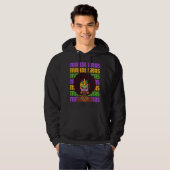 MARDI GRAS Afro Queen Hoodie (Voorkant volledig)