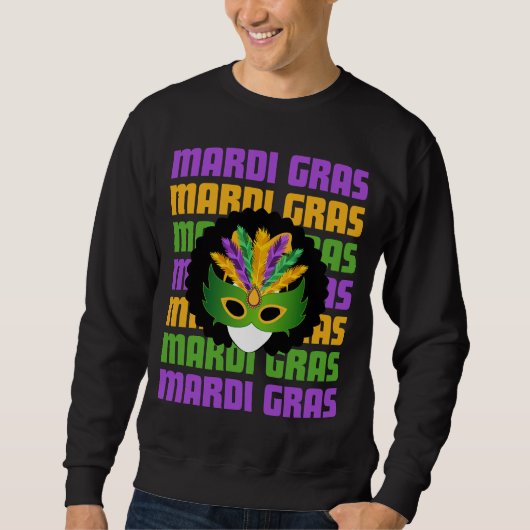 MARDI GRAS Afro Trui (Voorkant)
