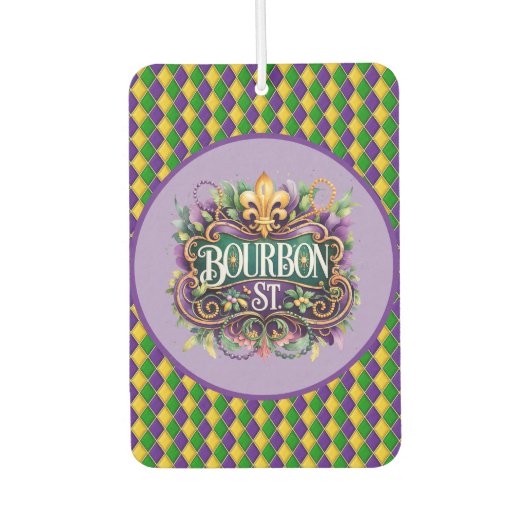 Mardi Gras Air Freshner Luchtverfrisser (Voorkant)