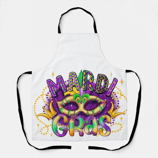 Mardi Gras All-Over Print Schort (Voorkant)
