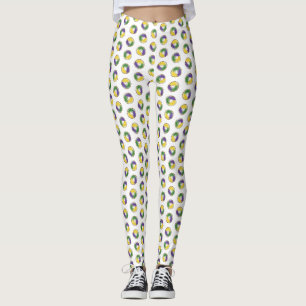 Mardi Gras - Alle King Cakes Leggings