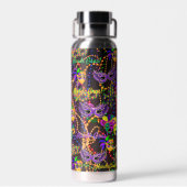 Mardi gras Alles wordt gemaskeerd met heet koud wa Waterfles (Achterkant)