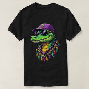Mardi Gras Alligator Carnaval New Orleans T-shirt