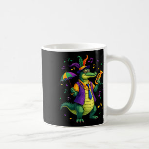 Mardi Gras Alligator Grappige Mardi Gras Kostuum H Koffiemok