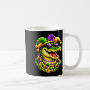 Mardi Gras Alligator, Krokodil, Kralen Koffiemok