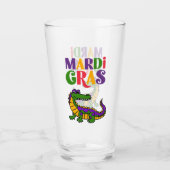 Mardi Gras Alligator, Mardi Gras Partij Glas (Voorkant)