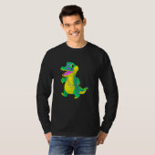 Mardi Gras Alligator Masquerade Carnival Costume M T-shirt (Voorkant volledig)