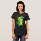 Mardi Gras Alligator Paint Splatter For Men Women  T-shirt (Voorkant volledig)