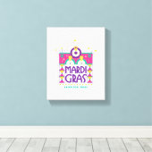 Mardi Gras Arch, Galveston, Texas Canvas Afdruk (Insitu (Houten vloer))