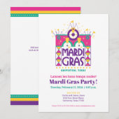 Mardi Gras Arch, Galveston, Texas Kaart (Voorkant / Achterkant)