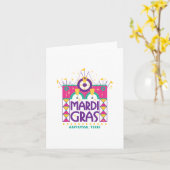 Mardi Gras Arch, Galveston, Texas Kaart (Gele Bloem)