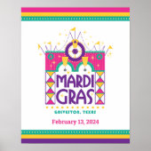 Mardi Gras Arch, Galveston, Texas Poster (Voorkant)