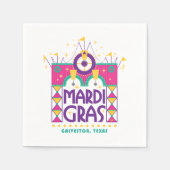 Mardi Gras Arch, Galveston, Texas Servet (Voorkant)