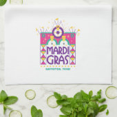 Mardi Gras Arch, Galveston, Texas Theedoek (Gevouwen)