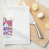 Mardi Gras Arch, Galveston, Texas Theedoek (Quarter Fold)