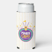 Mardi Gras Arch inspireerde stippen, Galveston, Te Seltzer Blikjeskoeler (Seltzer Voorkant)