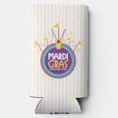 Mardi Gras Arch inspireerde stippen, Galveston, Te Seltzer Blikjeskoeler (Achterkant)