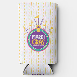 Mardi Gras Arch inspireerde stippen, Galveston, Te Seltzer Blikjeskoeler