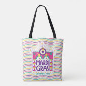 Mardi Gras Arch kralen, Galveston, Texas Tote Bag (Achterkant)