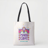 Mardi Gras Arch stippen, Galveston, Texas Tote Bag (Voorkant)