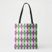 Mardi Gras Argyle All-over-print tas (Voorkant)