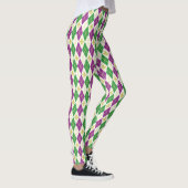 Mardi Gras Argyle Leggings (Rechts)