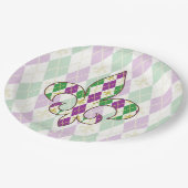 Mardi Gras Argyle Papieren Bord (Gekanteld)