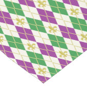 Mardi Gras Argyle Table Runner Korte Tafelloper (Hoek)