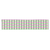 Mardi Gras Argyle Table Runner Korte Tafelloper (Horizontaal)