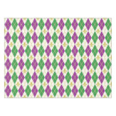 Mardi Gras Argyle Tablecloth Tafelkleed (Voorkant (Horizontaal))