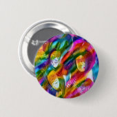 Mardi Gras Art Button (Voorkant /achterkant)