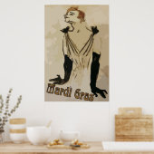 Mardi Gras Art, Frans Quarter Dresser Poster (Keuken)