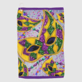 MARDI GRAS ART GOLFHANDDOEK (Voorkant)