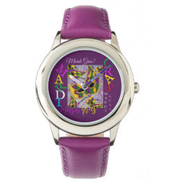 MARDI GRAS ART HORLOGE