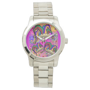 MARDI GRAS ART HORLOGE