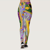 MARDI GRAS ART LEGGINGS (Achterkant)