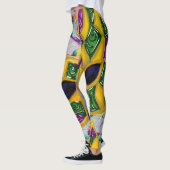 MARDI GRAS ART LEGGINGS (Links)