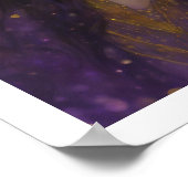 Mardi Gras Art Nuevo Vrouw Hoofdstuk Lang Haar Poster (Hoek)