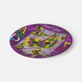 MARDI GRAS ART PAPIEREN BORDJE (Gekanteld)